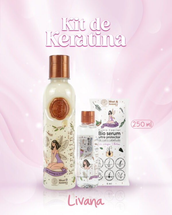 Kit Keratina Evolución 250 ml – Alisado Vegano para 2 Personas | Ritual Botánico