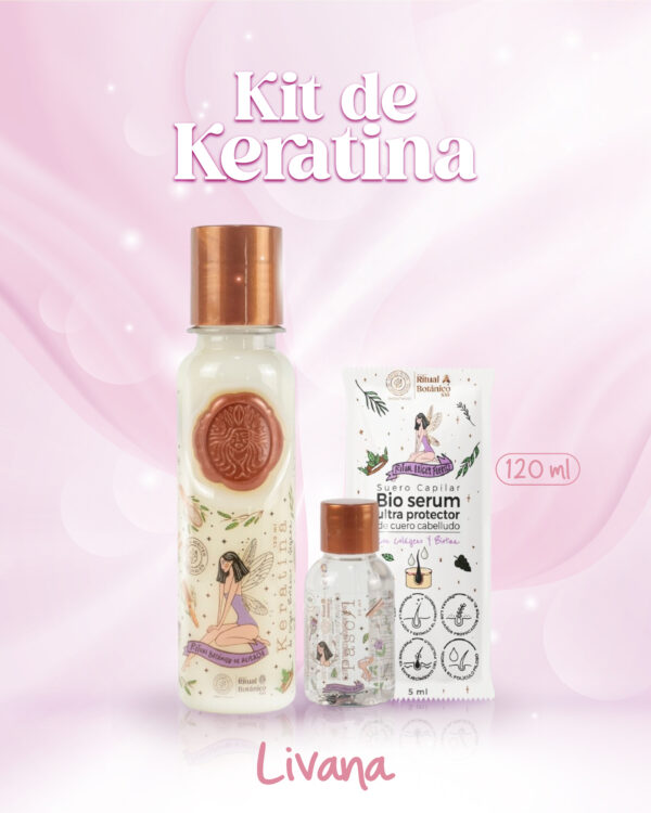 Kit de keratina evolución 120 ml