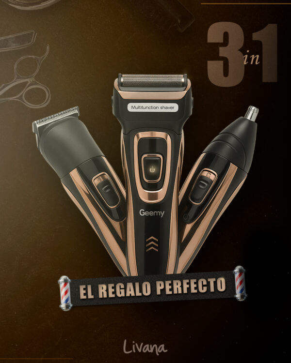 Máquina de Afeitar 3 en 1 Geemy