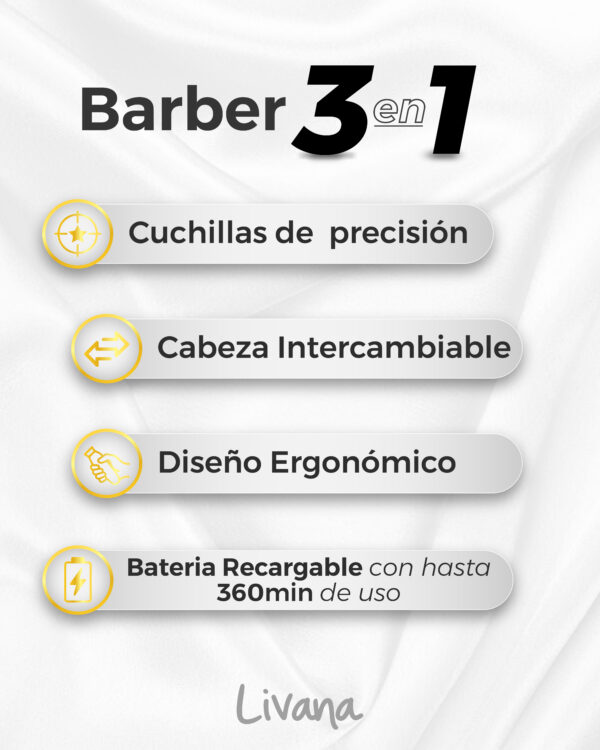 MAQUINA RAZOR 3 EN 1 Profesional – YM-T50 - Image 2