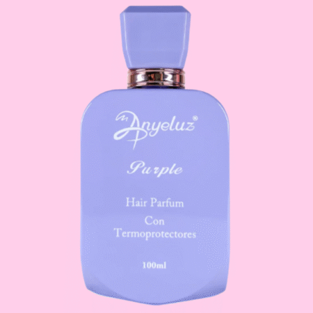Perfume Capilar Purple Anyeluz – Fragancia para Cabello, Brillo y Anti-Frizz